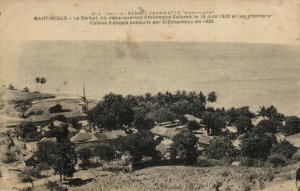 PC MARTINIQUE, LE CARBER OU DÉBARQUÉRENT, Vintage Postcard (B41116)