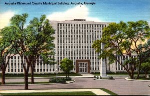 Georgia Augusta Augusta-Richmond County Municipal Building 1962