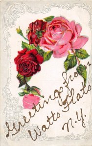 H77/ Watts Flats New York Postcard c1910  Greetings from Watts Flats 194