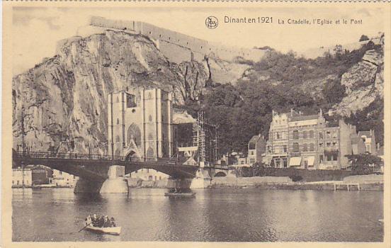 Belgium Dinant La Citadelle L'Eglise et le Pont