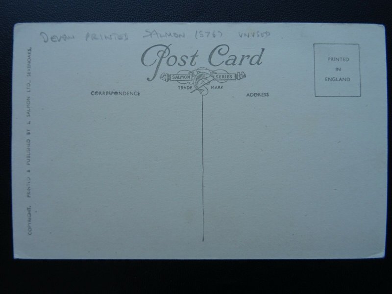 Devon SALCOMBE Bolt Head from Castle Point - Old Postcard by J.Salmon Ltd