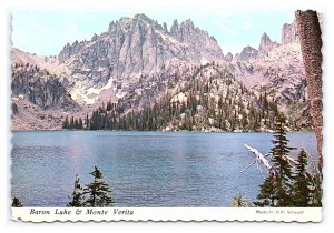 Postcard Continental View Baron Lake & Monte Verita (Mt. Of Truth) Idaho