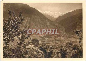 'Modern Postcard Sierre in the heart of Valais Sierre seen Venthone and Val d...