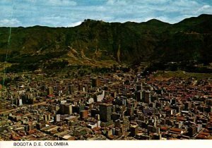 AERIAL VIEW OF BOGOTA COLUMBIA POSTED 1976