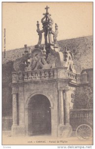 CARNAC, Morbihan, France, 1900-1910´s; Portail de l'Eglise