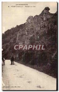 Bridge Ouilly - Lion Rock - Postcard Old Horse Horse