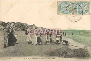Old Post Card La Baule (Loire Inferieure) Beach