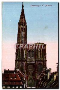 Strasbourg - Strassburg - Muenster - Old Postcard