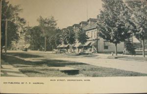 GEORGETOWN MA Main Street c1910 Postcard