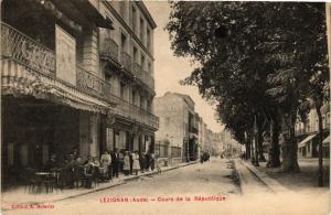 CPA Lézignan (Aude) - Cours de la République (260797)