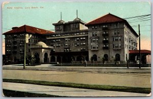 Vtg Long Beach California CA Hotel Virginia 1910s Old Antique View Postcard