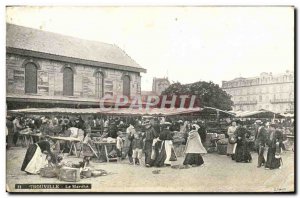 Old Postcard Trouville The march