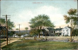 Oaklawn Rhode Island Town Village View c1900-20s Vintage Postcard
