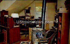 Carl Sandburg's Study - Connemara Farms - Flat Rock, North Carolina NC Postcard