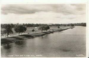 Scotland Postcard - North Inch and River Tay - Perth - Real Photo - Ref TZ6616