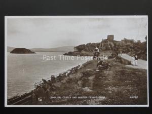 Scotland Argyll Oban DUNOLLIE CASTLE & MAIDEN ISLAND c1924 by Valentine 91987