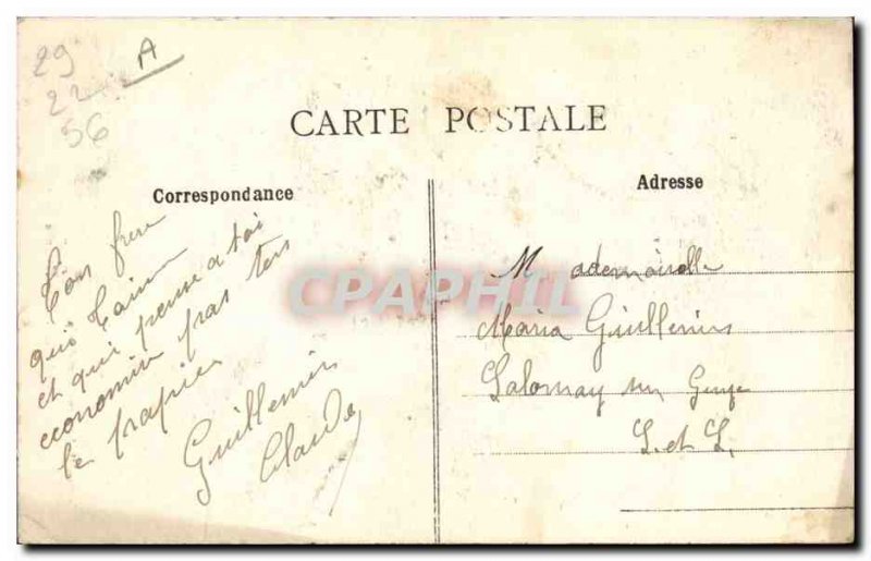 Old Postcard Folklore spinner Old Breton