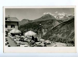 190665 SWITZERLAND restaurant Fletschhorn bei Saas-Fee Vintage