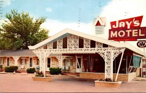 Illinois Vandalia Jay's Motel 1962