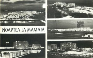 diverse aspecte nocturne carte postala Mamaia Romania