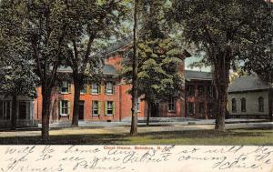 Belvidere New Jersey Court House Street View Antique Postcard K58976