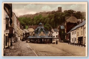 Somerset England Postcard The Yarn Market Dunster c1920's Antique Tuck Art