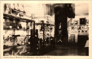 Interior View of Museum,Fort Beausejour,Near Sackville,New Brunswick,Canada