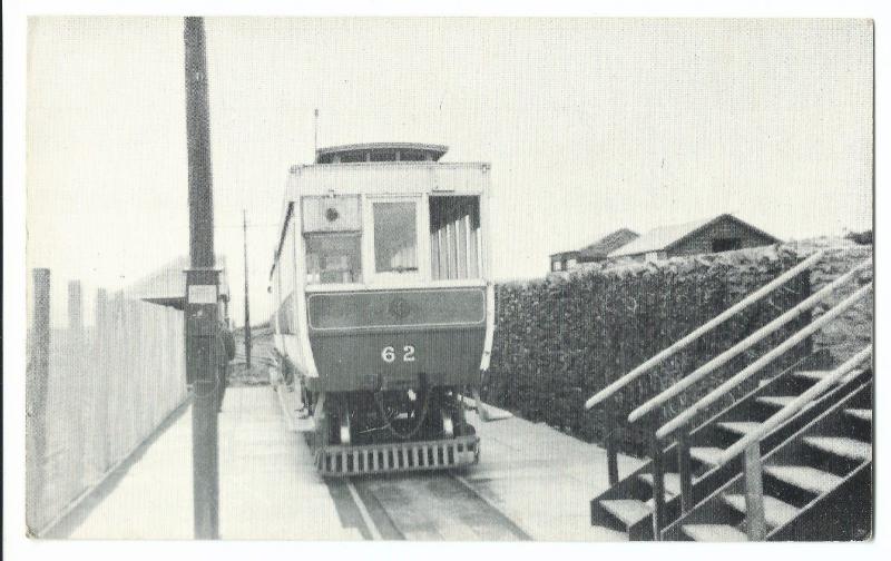 Manx Electric Railway, No 62 at Bulgham Temporary Station, 1967 PPC, Unposted 