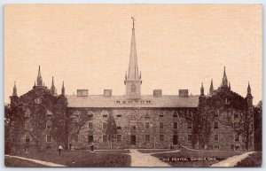 Old Kenyon Hall Gambier Ohio Postcard Cott Printing Co. College View