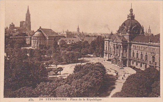 France Strasbourg Place d ela Republique