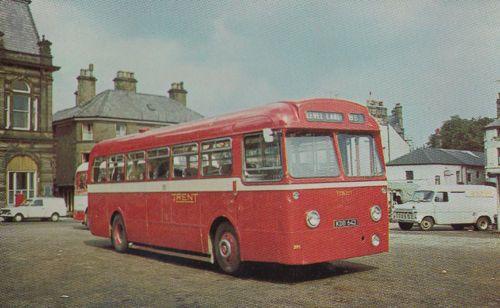 Trent 395 North Western 642 Leyland Tiger Bus Transport Vintage Photo Postcard