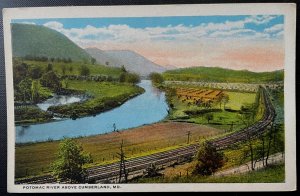 Vintage Postcard 1916 Potomac River above Cumberland, Maryland