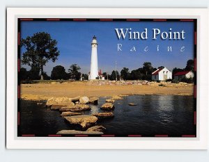 Postcard Wind Point, Racine, Wisconsin