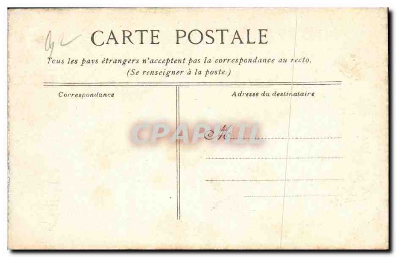 Old Postcard Parc de St Cloud Cascade Ponds