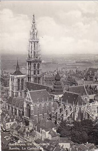 Belgium Antwerpen Anvers La Cathdrale 1961 Photo