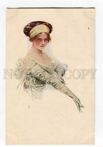 270269 Lady TO BALL by Harrison FISHER RUSSIAN Fedorov RARE 
