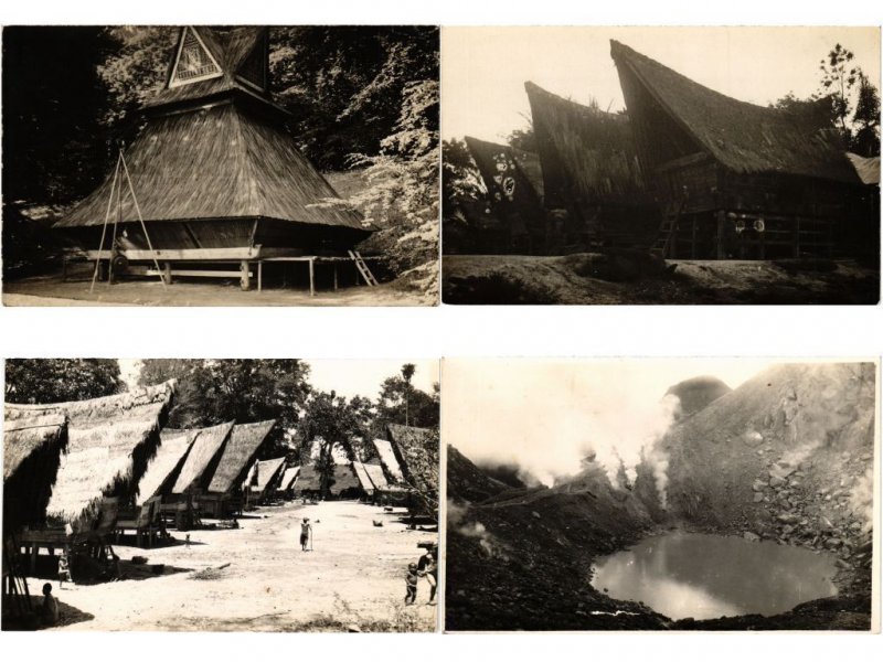 INDONESIA, ASIA, DUTCH INDIES, 58 Vintage REAL PHOTO Postcards (PART 1) (L4416)