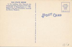 Boston MA, Massachusetts - The Old State House - Linen