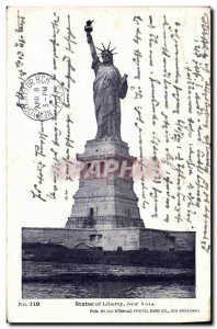 Old Postcard Statue of Liberty Statue of Liberty New York