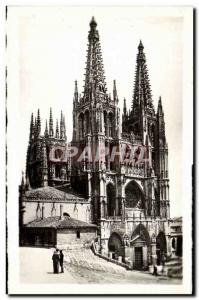 Old Postcard Burgos Catedral Fachada