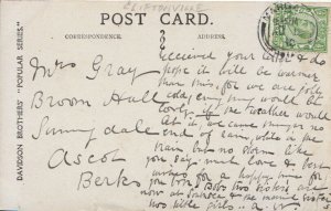 Genealogy Postcard - Gray - Sunnydale - Ascot - Berkshire - Ref  3590A