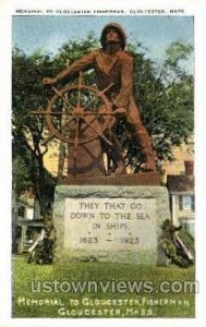 memorial to Gloucester Fisherman - Massachusetts MA  