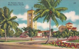 Florida Miami Beach St Patrick's Church 1950