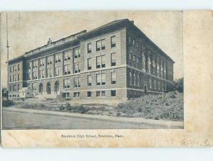 Pre-1907 HIGH SCHOOL Brockton Massachusetts MA A1849