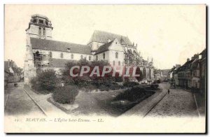 Old Postcard Beauvais L & # 39Eglise Saint Etienne