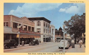 Leesburg Florida Main Street, Looking East, 5 & 10 Cents Store PC U6780
