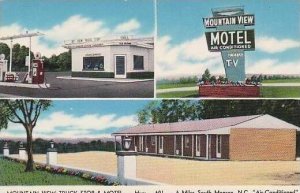 North Carolina Monroe Mountain View Truck Stop &  Motel Gas Station