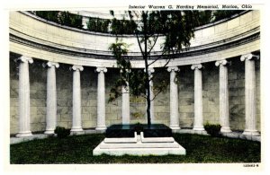 Interior Warren G Harding Memorial Marion Ohio Postcard.