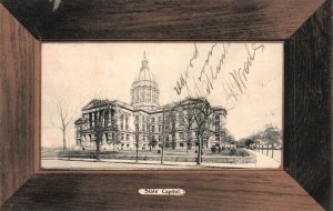 Vintage Postcard 1908 State Capitol Building Historical Landmark Atlanta Georgia