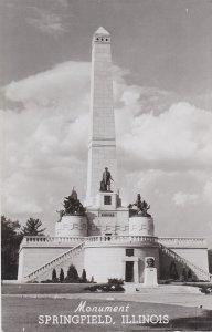 Illinois Springfield The Lincoln Monument Real Photo